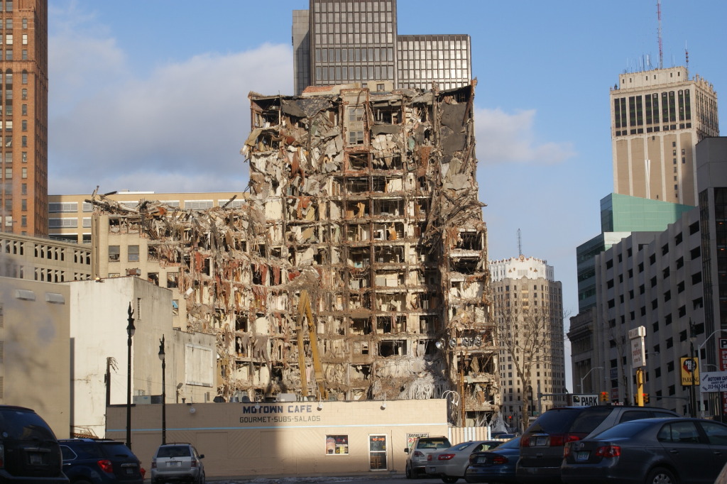 The next Hueco Tanks? The old Lafeyette building in Detroit.